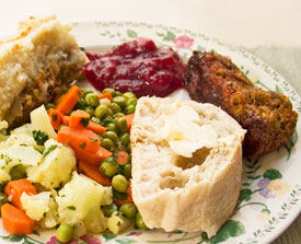 Traditional Vegan Holiday Meal