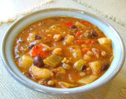 Barley Bean Veggie Soup
