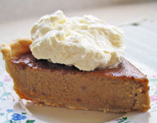 Ovo-Lacto Vegetarian Pumpkin Pie
