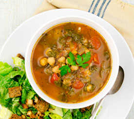 Chard and Chickpea Soup