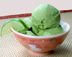 Avocado Lime Sorbet