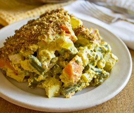 Baked Tofu Vegetable Casserole