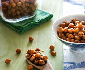 Barbecue Roasted Chickpea Snack
