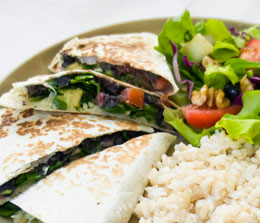 Black Bean Quesadilla