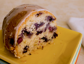 Blueberry-Lime Bundt Cake
