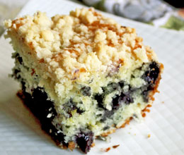 Blueberry Streusel Cake