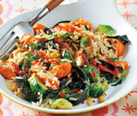 Brussels Sprout Fried Rice