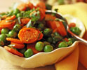 Peas and Carrots with Cumin