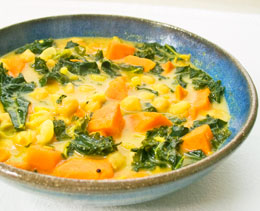 Chickpea Kale Sweet Potato Stew
