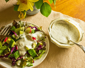 Coconut Lime Herb Salad Dressing
