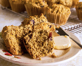 Cranberry Orange Nut Muffins