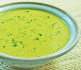 Cream of Asparagus & Spinach Soup