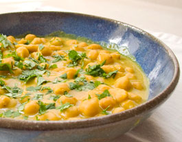 Curried Chick Peas