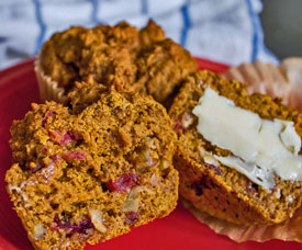 Gluten Free Vegan Pumpkin Muffins