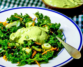 Kale and Cucumber Salad