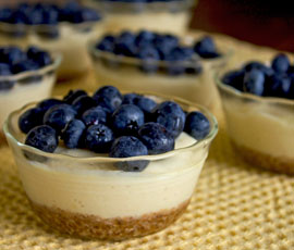 Lemon Tofu Custard Dessert Cups