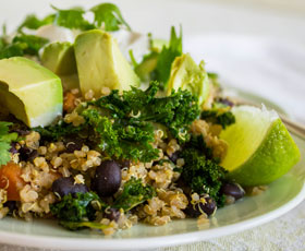 Mexicali Quinoa Kale & Black Beans