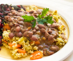 Millet Carrots Beans