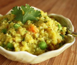 Creamy Millet, Mung Dhal & Veggies