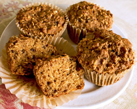 GF Orange Oat Muffins