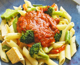 Pasta, Tofu and Veggies