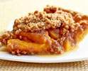 Peach Crumb Pie