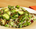 Green Brown Quinoa Salad