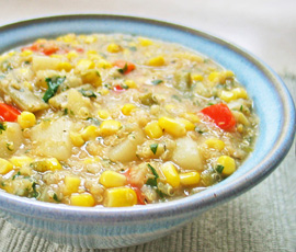 Quinoa Corn Chowder