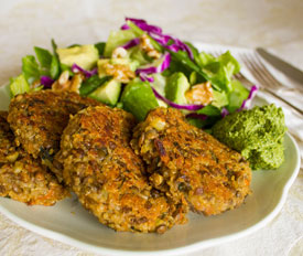 Quinoa Lentil Patties