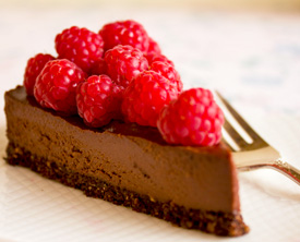 Raw Vegan Chocolate Cheesecake
