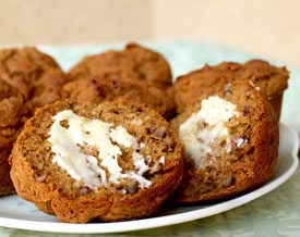 Sweet Potato Walnuit Muffins