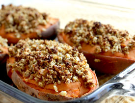 Twice Baked Sweet Potatoes