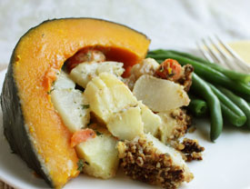 Vegetable Stuffed Squash