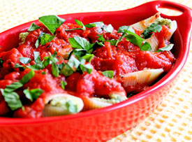 Veggie Stuffed Pasta Shells