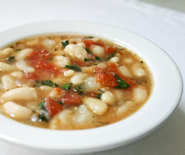 Pressure Cooker White Bean Soup