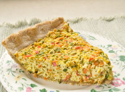 Tofu Veggie Quiche