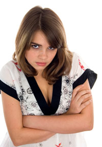 Stubborn Teen Vegetarian Girl