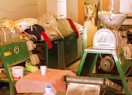 Tortilla Factory Boca de Tomatlan Mexico