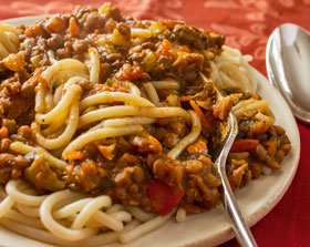 Lentil Spaghetti Sauce