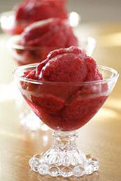 Raspberry Mango Sorbet