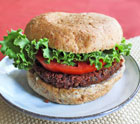 Red Veggie Burger