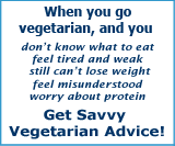 SV Savvy Vegetarian Advice