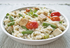 tofu rice salad
