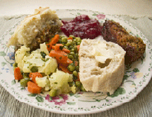 Traditional Vegan meal